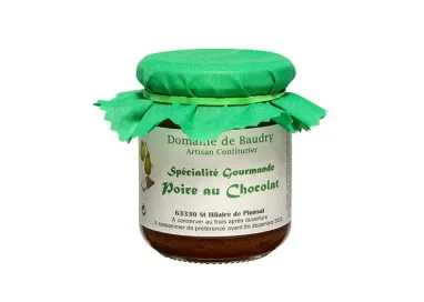 Spécialité gourmande poire au chocolat - Bocal 250g