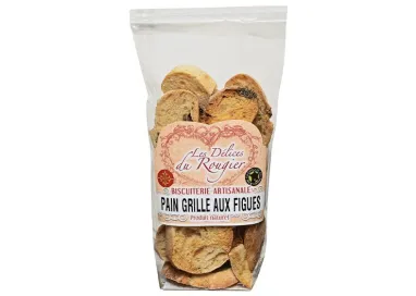 Pain grillé aux figues "Provenance Aveyron" - Sachet 70 g