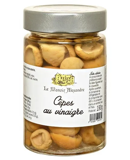 Cèpes au vinaigre - Bocal 190 g