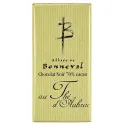 Tablette chocolat noir 70% au thé d'Aubrac "provenance Aveyron" - 100g