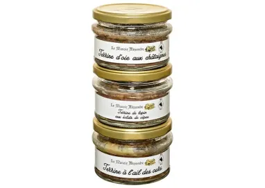 "Le Terroir" Lot de 3 Terrines 100 g