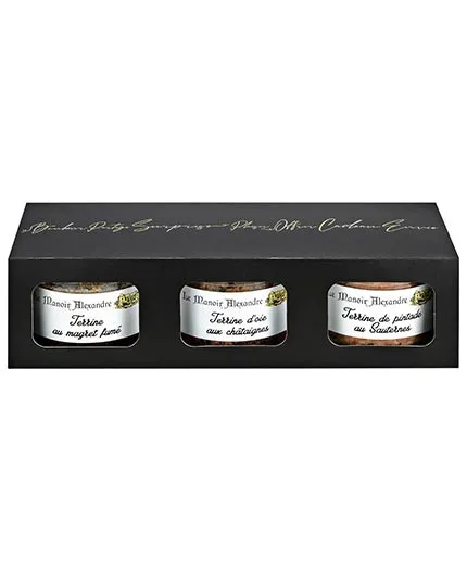 Terrines en trio