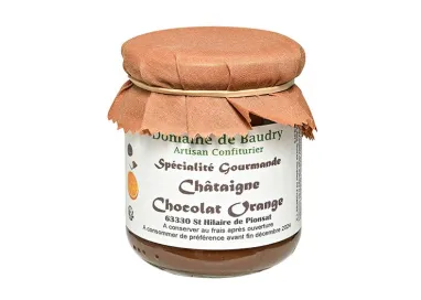 Spécialité gourmande châtaigne, chocolat, orange - Bocal 250g