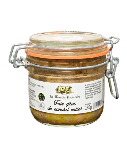 Foie Gras de Canard Entier en Bocal - Le Manoir Alexandre