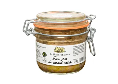 Foie Gras de Canard Entier en Bocal - Le Manoir Alexandre