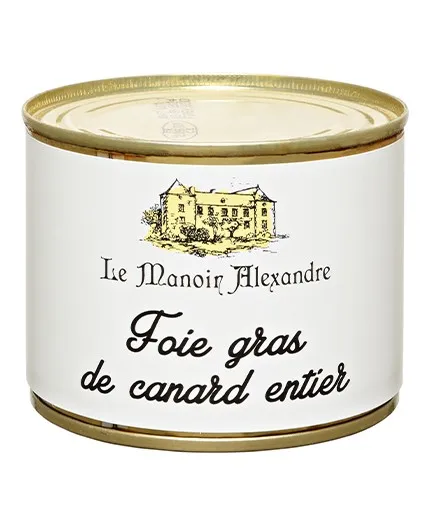Foie Gras de Canard Entier en Boite - Le Manoir Alexandre