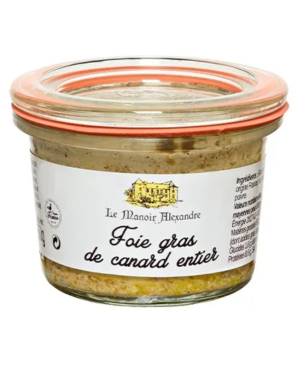 Foie Gras de Canard Entier en Bocal - Le Manoir Alexandre