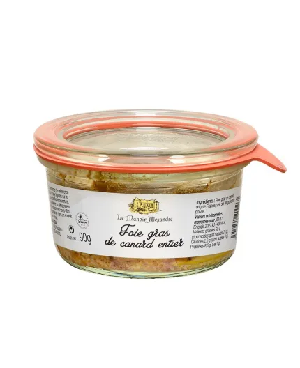 Foie Gras de Canard Entier en Bocal - Le Manoir Alexandre