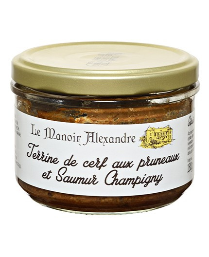 Terrine de Cerf aux Pruneaux et Saumur Champigny - Bocal 180g
