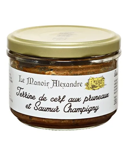 Terrine de Cerf Pruneaux et Saumur Champigny - Le Manoir Alexandre