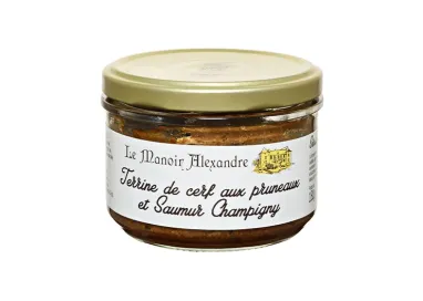 Terrine de Cerf Pruneaux et Saumur Champigny - Le Manoir Alexandre