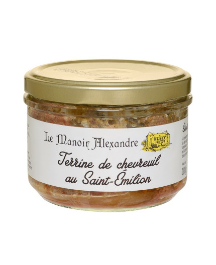 Terrine de Chevreuil au Saint Émilion - Bocal 180g
