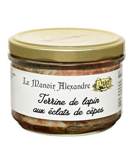 Terrine de Lapin aux Éclats de Cèpes - Bocal 180g