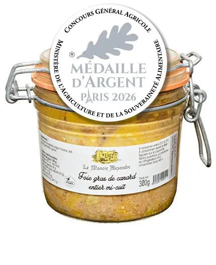 Foie Gras de Canard Entier Mi-Cuit - Le Manoir Alexandre