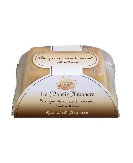 Foie Gras de Canard Mi-Cuit, en Terrine - Le Manoir Alexandre