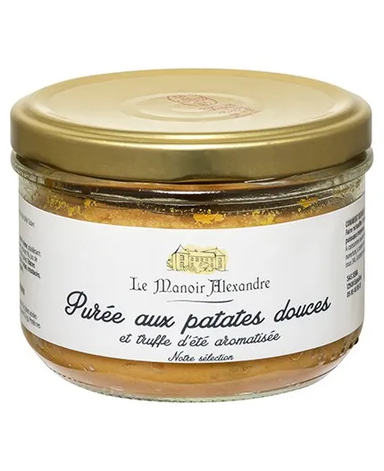 Purée aux patates douces et truffe d'été 1%,aromatisée- Bocal 180 g