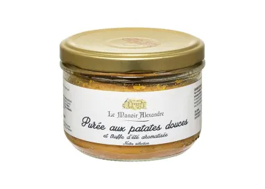 Purée aux patates douces et truffe d'été 1%,aromatisée- Bocal 180 g