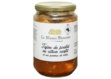 tajine-de-poulet-au-citron-confit-et-ses-pommes-de-terre - Le Manoir Alexandre
