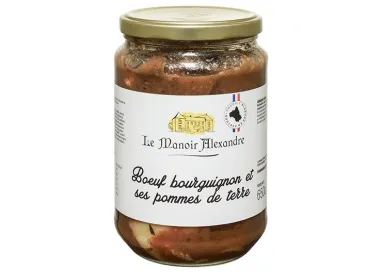 boeuf-bourguignon-et-ses-pommes-de-terre - Le Manoir Alexandre