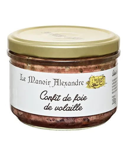 Confit de Foie de Volaille - Le Manoir Alexandre