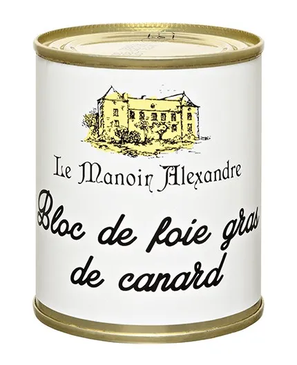 Bloc de Foie Gras de Canard en Boîte - Le Manoir Alexandre