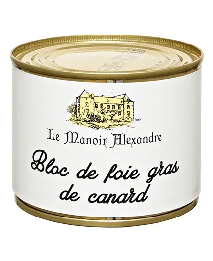 Bloc de Foie Gras de Canard en Boîte - Le Manoir Alexandre