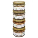 "Le Saveurs" Lot de 4 Terrines 100 g