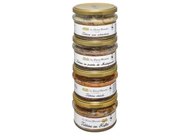 "Le Saveurs" Lot de 4 Terrines 100 g