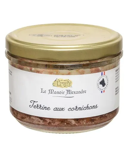 Terrine aux Cornichons - Bocal 180g - Le Manoir Alexandre