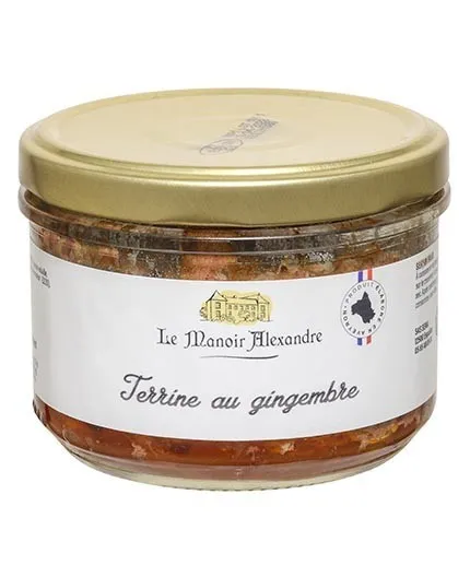 Terrine au Gingembre - Bocal 180 g - Le Manoir Alexandre