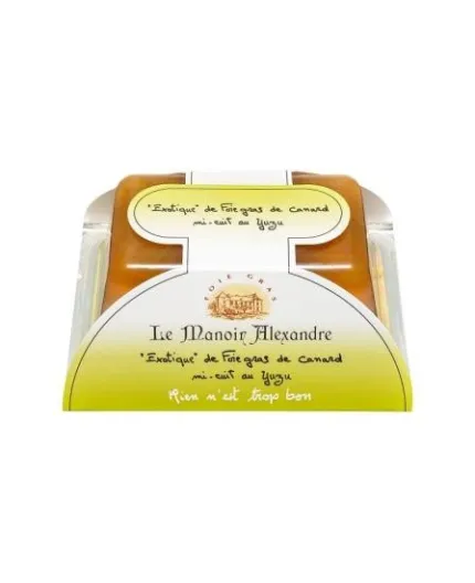 "EXOTIQUE" DE FOIE GRAS DE CANARD MI-CUIT AU YUZU-OPERCULE 450G