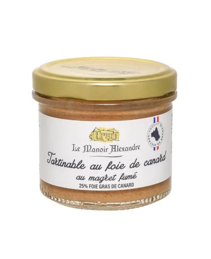 Tartinable au Foie de Canard au magret fumé - Le Manoir Alexandre