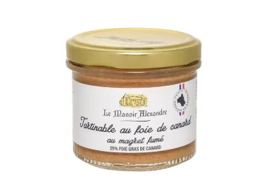 Tartinable au Foie de Canard au magret fumé - Le Manoir Alexandre