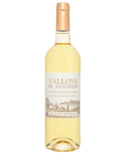 Côtes de Gascogne IGP - Vallons de Gascogne 11% vol."Vin Blanc Moelleux"-Bouteille 75cl