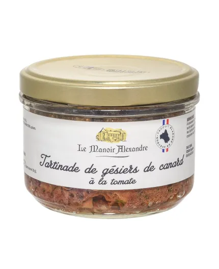 Tartinade de gésiers de canard à la tomate - Bocal 180g