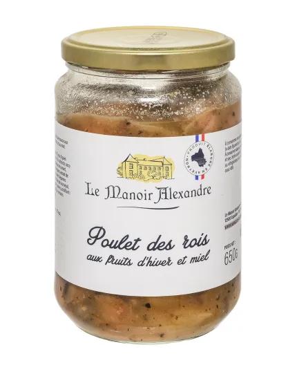 Poulet des rois aux fruits d'hiver et miel - Bocal 650 g