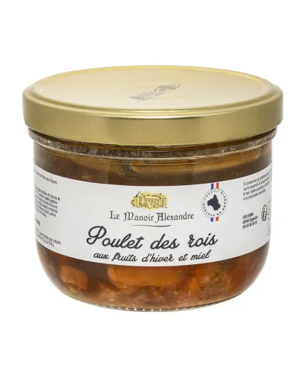 Poulet des rois aux fruits d'hiver et miel - Bocal 350 g