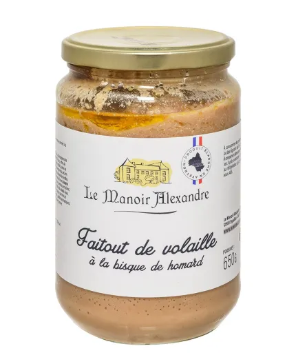 Faitout de volaille à la bisque de homard - Bocal 650 g