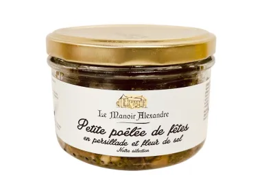 Petite poêlée de fêtes en persillade et fleur de sel - Le Manoir Alexandre