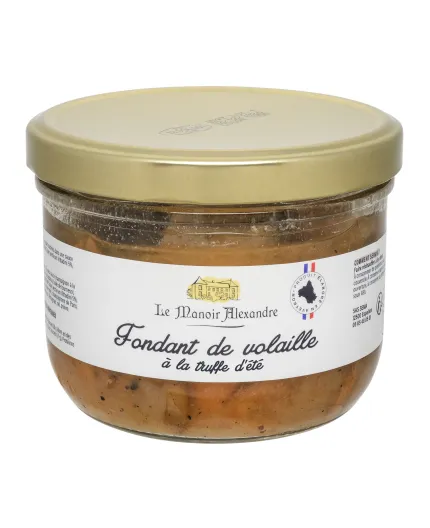 Fondant de volaille à la truffe d'été  - Bocal 350 g