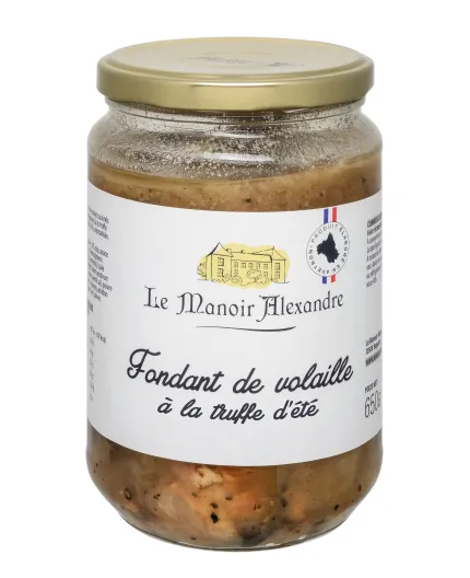 Fondant de volaille à la truffe d'été  - Bocal 650 g