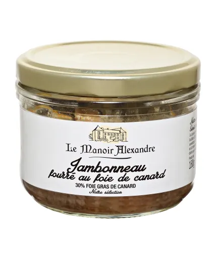 Jambonneau fourré au foie de canard  - Le Manoir Alexandre