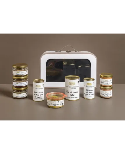 Coffret « L'escapade» - Valise carton fenêtre