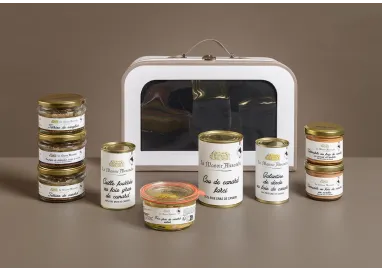 Coffret « L'escapade» - Valise carton fenêtre