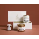 Coffret « Eclat de fêtes» - Coffret carton sapin doré