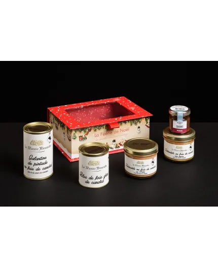Coffret « Féerie de Noël» - Coffret carton fenêtre