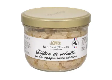 Délice de volaille au Champagne sauce suprême  - Bocal 350 g