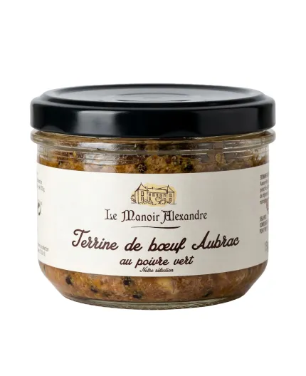 Terrine de boeuf Aubrac au poivre vert - Le Manoir Alexandre