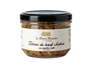 Terrine de boeuf Aubrac au poivre vert - Le Manoir Alexandre