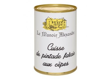 Cuisse de Pintade Farcie aux Cèpes - Le Manoir Alexandre